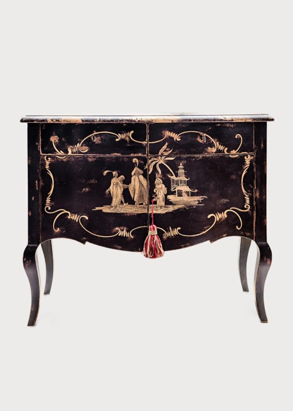 Serenissima Chest Cabinet Black Porte Italia Venezia