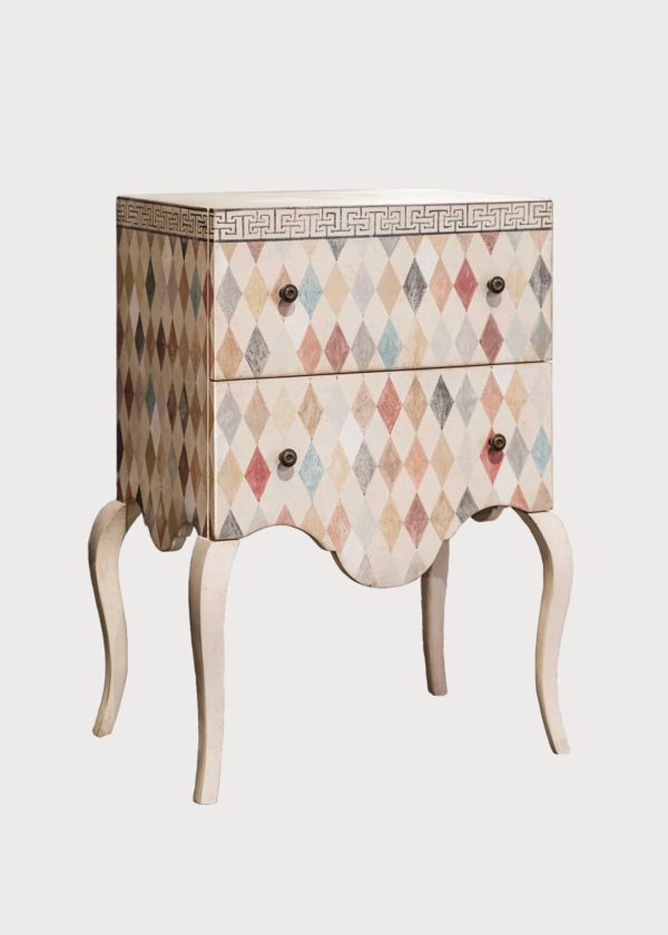 Brenta Nightstand Drawers Harlequin Decor