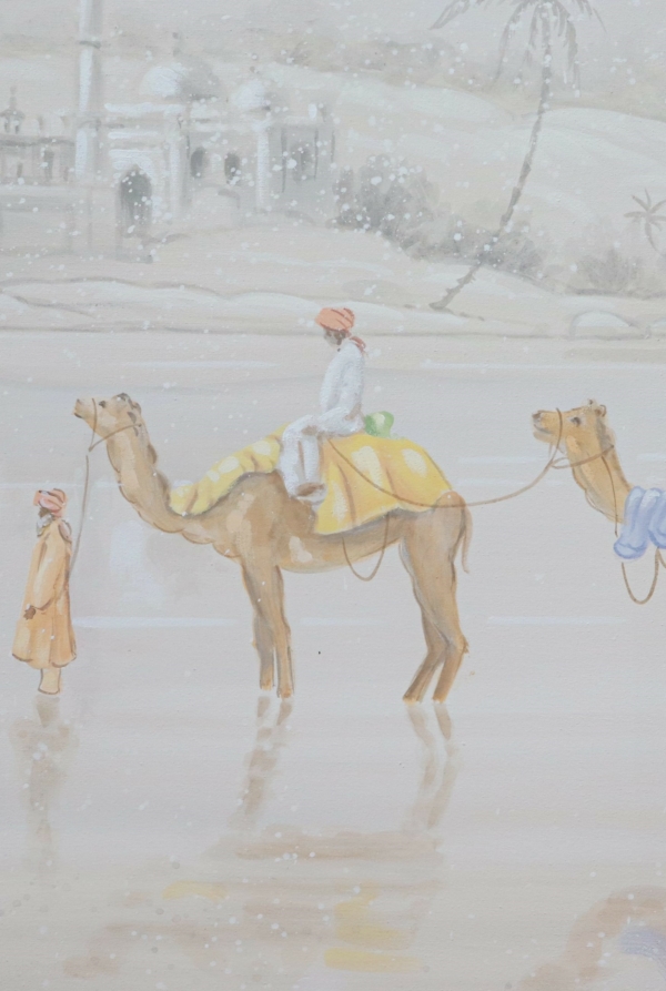Indian Landscape On Canvas Porte Italia Venezia (4)