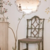 S87 Faenza Chair Muslin Green Porte Italia Venezia