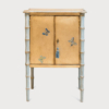 Lombardia Nightstand Cabinet Bamboo Gold 01